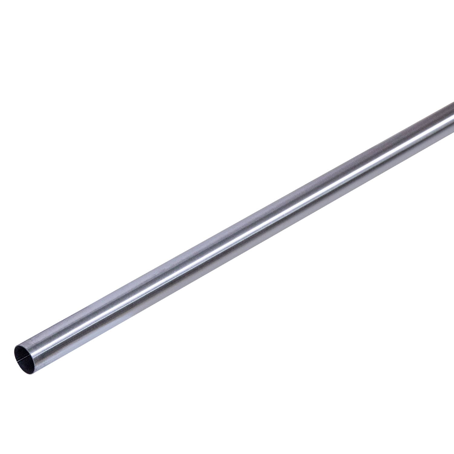 Satin Nickel 60-Inch Stainless Steel Shower Rod