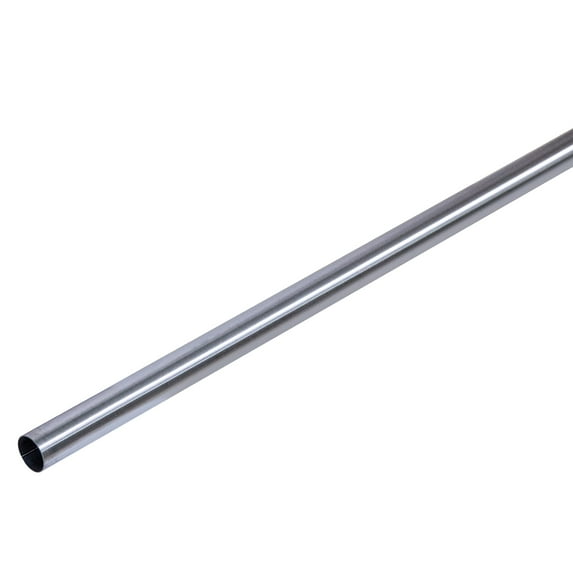 Design House 60" Straight Steel Shower Rod, Satin Nickel