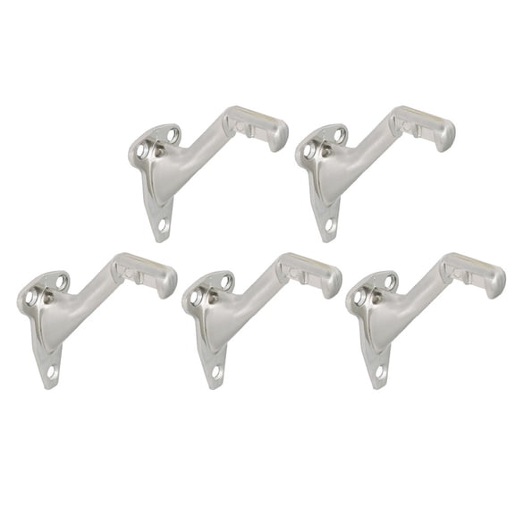 Design House 182006 Standard Handrail Bracket Satin Nickel 5-Pack