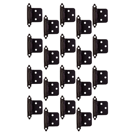 Design House Steel 20-Pack Overlay Hinges for Kitchen Cabinets