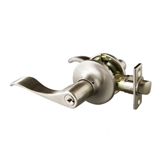 Design House Stratford 6 Way Latch Entry Door Knob - Satin Nickel
