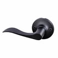 thumbnail image 1 of Design House Stratford Left-Hand Non-Turning One-Sided Dummy Door Lever, Matte Black, 1 of 7