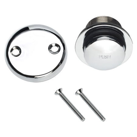 Design House Toe Tap Bath Drain in Polished Chrome
