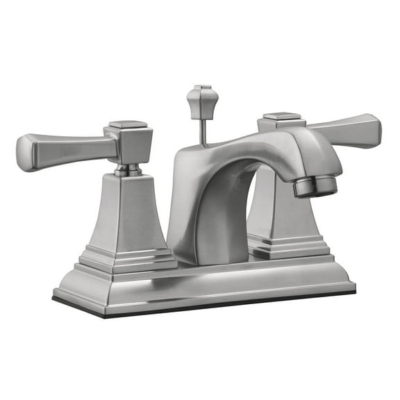Design House  Torino 4-Inch Centerset 2-Handle Faucet in Satin Nickel