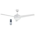 thumbnail image 1 of Design House 156513-WHT Treviento LED 52-inch Contemporary Indoor Ceiling Fan with LED Light Kit, 3-Blade, Reverse Airflow, Remote Control, White, 1 of 29