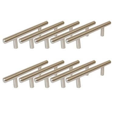Design House Truss Cabinet Pull, 10-Pack, 5-inch (127 mm) Center-to-Center Drawer Pulls, Modern Kitchen Handles, Stainless Steel, 182634