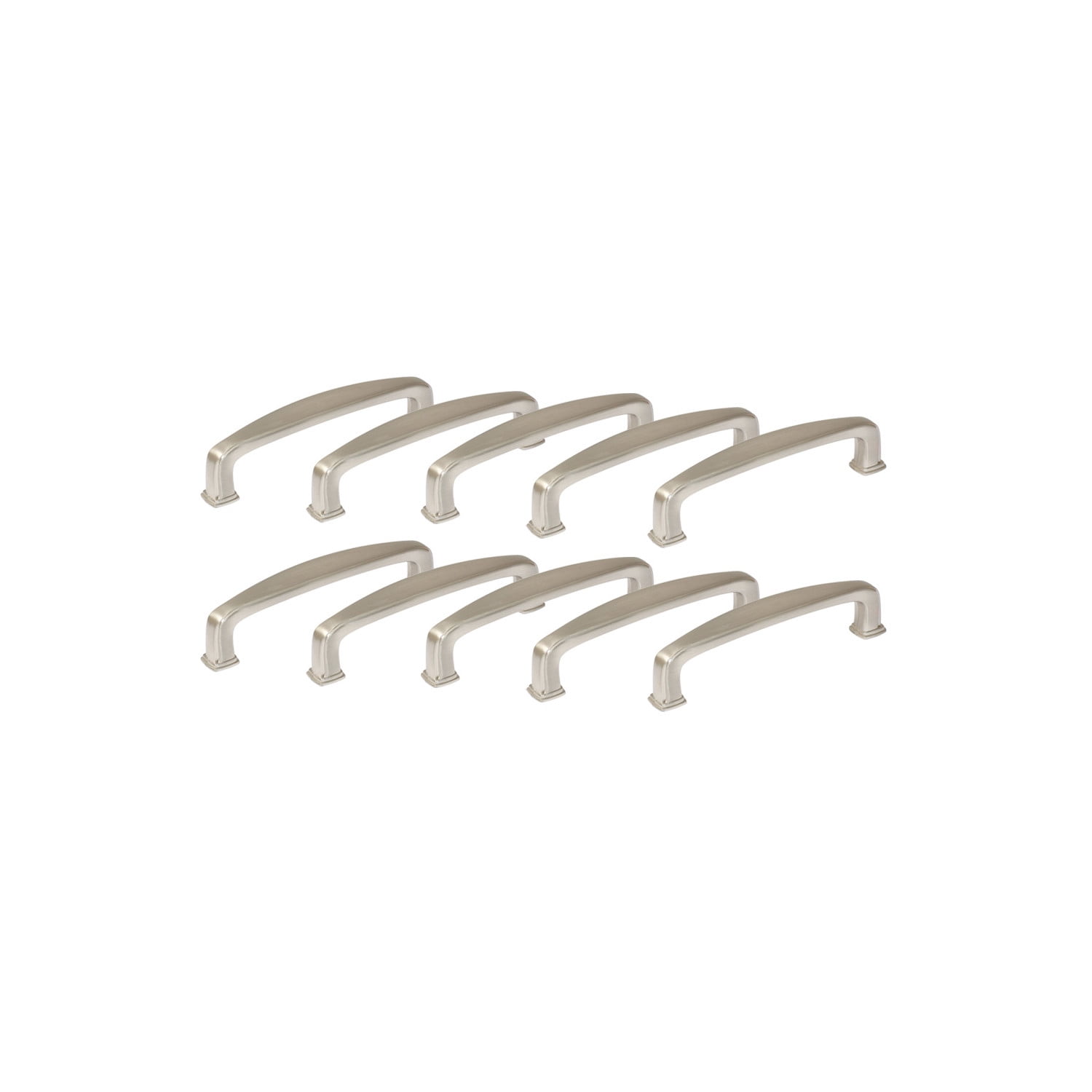 Design House WM218216 Park Avenue 96mm C-C Cabinet Pull, Satin Nickel, 10-Pack