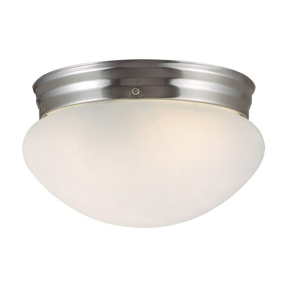 Design House Millbridge 1-Light Flush Mount Dimmable Ceiling Light, Oil Rubbed Bronze