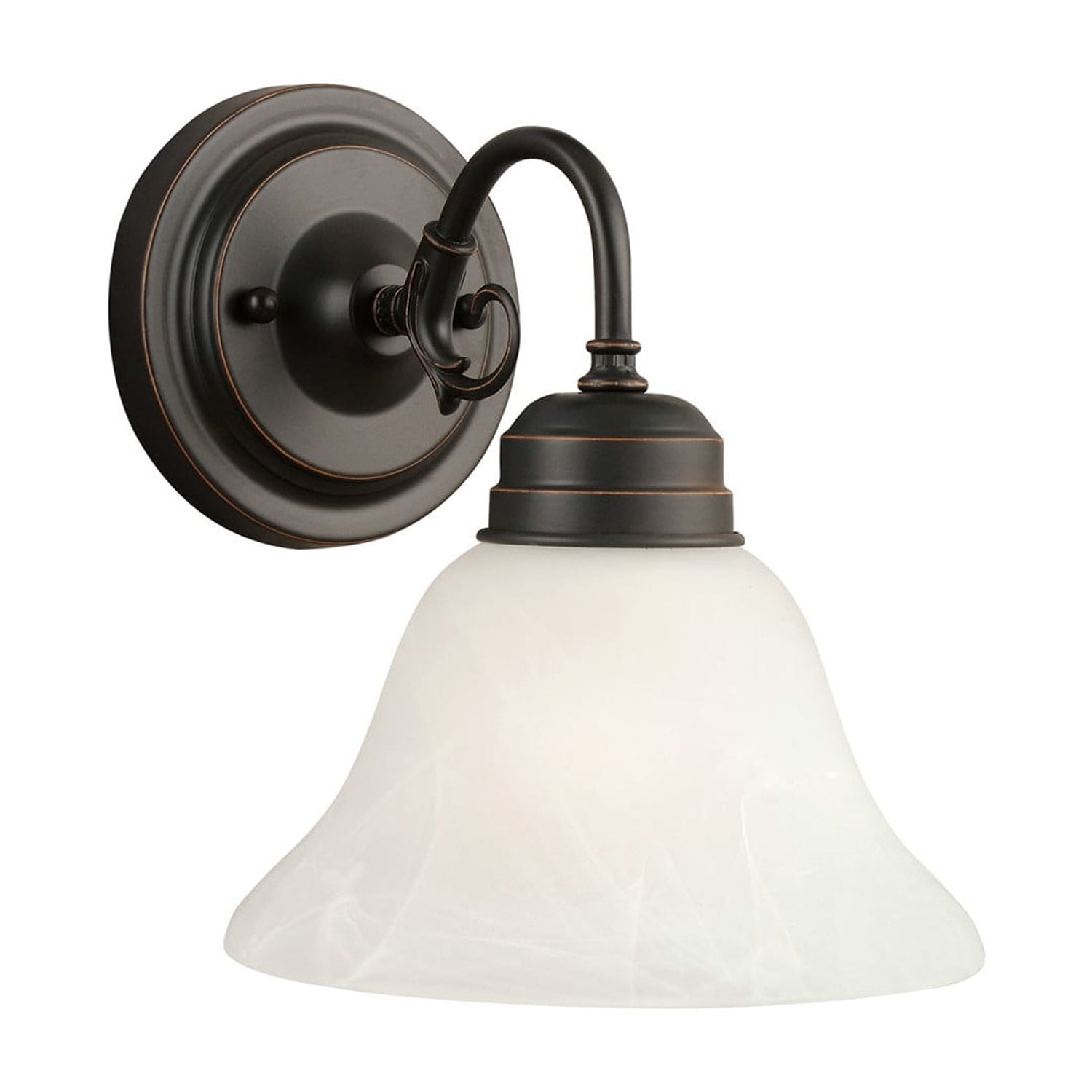 Design House Millbridge 1-Light Dimmable Wall or Vanity Light, Oil Rubbed Bronze