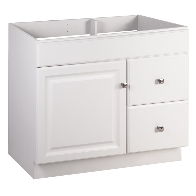 Design House Wyndham 36-Inch Bathroom Vanity Without Top In White -  Walmart.Com