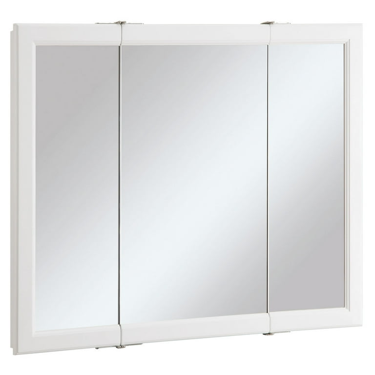 Wyndham 36 Inch Wood Medicine Cabinet in White Walmart