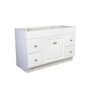 Design House 48" Solid Wood Wyndham Ready to Assemble Bathroom Vanity Cabinet, White