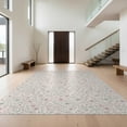 thumbnail image 1 of Design&I 2'x3' Ultra Soft Door Mat, Floral Cottage Botanical With Scattered Blooms And Sprigs Vintage Flowing None Fluffy Washable Easy Care Indoor rug for Bedside Entryway, 1 of 7