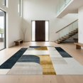 thumbnail image 1 of Design&I 2'x3' Washable Doormat Ultra-Thin & Non-Slip Skid-Resistant Patchwork Panel Contemporary Abstract Geometric Block Farmhouse for Entryway, Indoor, 1 of 7