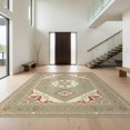 thumbnail image 1 of Design&I 3'x5' Ultra Soft Throw Mat, Distressed Kilim Potbelly Burning Vintage Boho Farmhouse Playful None Fluffy Washable Easy Care Indoor rug for Bedside Hallway, 1 of 7