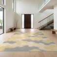 thumbnail image 1 of Design&I 3'x5' Ultra Soft Throw Mat, Plush Rgu Brushstroke Large Classroom Playroom Dining Abstract Flowing Dynamic None Fluffy Washable Easy Care Indoor rug for Bedside Hallway, 1 of 7