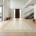 thumbnail image 1 of Design&I 4'x6' Ultra Soft Area Rug, Beige Minimalist Abstract Arches Boho Vintage Border Motifs Solid None Fluffy Washable Non Shedding for Bedroom Living Room Home Office, 1 of 7