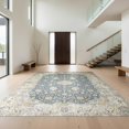 thumbnail image 1 of Design&I 4'x6' Ultra Soft Area Rug, Beige Vintage Traditional Distressed Scroll Border Boho Ornate None Fluffy Washable Non Shedding for Bedroom Living Room Home Office, 1 of 7
