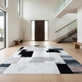 thumbnail image 1 of Design&I 4'x6' Ultra Soft Area Rug, Floorcarpet Abstract Brushstroke Neutral Veining Accessories None Fluffy Washable Non Shedding for Bedroom Living Room Home Office, 1 of 7