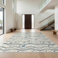 thumbnail image 1 of Design&I 4'x6' Ultra Soft Area Rug, That Horizontal Mediterranean Inspired Abstract Motif Ocean Couch None Fluffy Washable Non Shedding for Bedroom Living Room Home Office, 1 of 7