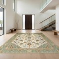 thumbnail image 1 of Design&I 4'x6' Ultra Soft Area Rug, Vintage Southwestern Border Distressed Scroll Boho Ornate Bordered None Fluffy Washable Non Shedding for Bedroom Living Room Home Office, 1 of 7
