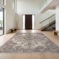 thumbnail image 1 of Design&I 5'x7' Ultra Soft Area Rug, Boho Floral Central Emblem Faded Angular Motifs Scrolling Design None Fluffy Washable Non Shedding for Bedroom Living Room Home Office, 1 of 7