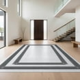 thumbnail image 1 of Design&I 5'x7' Ultra Soft Area Rug, Farmhouse Abstract Interlocking Lines Lattice Contemporary Moden None Fluffy Washable Non Shedding for Bedroom Living Room Home Office, 1 of 7