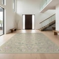 thumbnail image 1 of Design&I 5'x7' Ultra Soft Area Rug, Floral Medallion With Scrolling Vine And Botanical Border Oushak Flowing Dynamic None Fluffy Washable Non Shedding for Bedroom Living Room Home Office, 1 of 7