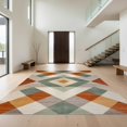 thumbnail image 1 of Design&I 5'x7' Ultra Soft Area Rug, Patchwork Abstract Geometric Contemporary Block Large Patterned None Fluffy Washable Non Shedding for Bedroom Living Room Home Office, 1 of 7