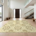 thumbnail image 1 of Design&I 6'x9' Ultra Soft Area Rug, Farmhouse Ornate Symmetrical Border Interlocking Framework Boho None Fluffy Washable Non Shedding for Guest Room Bedroom Living Room, 1 of 7