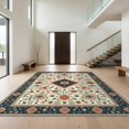 thumbnail image 1 of Design&I 6'x9' Ultra Soft Area Rug, Geometric Checkered Patchwork Abstract Center Patterned None Fluffy Washable Non Shedding for Guest Room Bedroom Living Room, 1 of 7