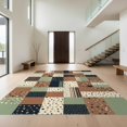 thumbnail image 1 of Design&I 6'x9' Ultra Soft Area Rug, Modern Patchwork Grid Layout Interlocking Panel Contemporary None Fluffy Washable Non Shedding for Guest Room Bedroom Living Room, 1 of 7
