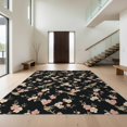 thumbnail image 1 of Design&I 6'x9' Washable Area Rug Birds With Cherry Blossom Branch All Over Chinoiserie Asian Floral Playful for Living Room, Family Indoor, Oversized Skid-Resistant, 1 of 7