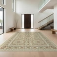 thumbnail image 1 of Design&I 6'x9' Washable Area Rug Snag-Free Boho Quartered Table Motif Symmetrical Interlocking Mediterranean for Dining Room, Under Office, 1 of 7