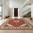 thumbnail image 1 of Design&I 8'x10' Ultra Soft Area Rug, Assorted Ornamental Border Band Balanced Layout Hallway Door None Fluffy Washable Non Shedding for Bedroom Living Room Under Sectional, 1 of 7