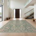 thumbnail image 1 of Design&I 8'x10' Ultra Soft Area Rug, Medallion Floral With Symmetrical Vine And Distressed Trellis Oushak Flowing None Fluffy Washable Non Shedding for Bedroom Living Room Under Sectional, 1 of 7