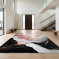 thumbnail image 1 of Design&I 8'x10' Ultra Soft Area Rug, Pink Blush Marble Swirl Design Abstract and Veining with Border Fluffy Washable Non Shedding for Bedroom Living Room Under Sectional, 1 of 7