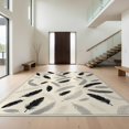 thumbnail image 1 of Design&I 8'x10' Washable Area Rug Extra Large Skid-Resistant Low Profile Long Minimalist Hallway Scattered Featuring Contemporary Entryway for Living Room, Family, 1 of 7