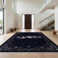 thumbnail image 1 of Design&I 8'x10' Washable Area Rug Extra Large Skid-Resistant Low Profile Snake Celestial Mystical With Witchy Moon Phases And Star Field for Living Room, Family, 1 of 7