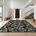 thumbnail image 1 of Design&I 8'x10' Washable Area Rug Floral Birds Asian Oriental Plum Branch And Lotus Scroll Chinoiserie Flowing for Living Room, Family Extra Large Skid-Resistant Low Profile, 1 of 7