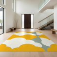 thumbnail image 1 of Design&I 8'x10' Washable Area Rug Sleek Flatweave Pet Friendly Motif Minimalist Block Large Classroom Playroom Abstract Plush Refined for King Size Bedroom, Under Bed, 1 of 7