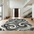 thumbnail image 1 of Design&I 8'x10' Washable Area Rug Snag-Free Large Under Fluid Asymmetrical Shape Minimalist Inspired Abstract for Dining Room, Office, Lounge, 1 of 7