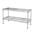 thumbnail image 1 of Design Ideas MeshWorks 2-Tier Metal Storage Shelving Unit Rack, Silver, 1 of 10