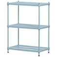thumbnail image 1 of Design Ideas MeshWorks 3-Tier Metal Storage Shelving Unit Rack, Blue, 1 of 3