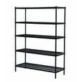 thumbnail image 1 of Design Ideas MeshWorks 5-Tier Metal Storage Shelving Unit Rack, Black, 1 of 7