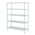 thumbnail image 1 of Design Ideas MeshWorks 5-Tier Metal Storage Shelving Unit Rack, Sage Green, 1 of 11