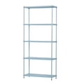 thumbnail image 1 of Design Ideas MeshWorks 5 Tier Steel Storage Shelving Unit Bookshelf, Blue, 1 of 10