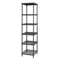 thumbnail image 1 of Design Ideas MeshWorks 6 Tier Metal Storage Shelving Unit Tower, Black, 1 of 10