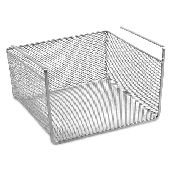Design Ideas Undershelf Basket Mesh Large Silver