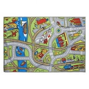 Design Imports  40 x 60 in. Street Map Kids Play Rug